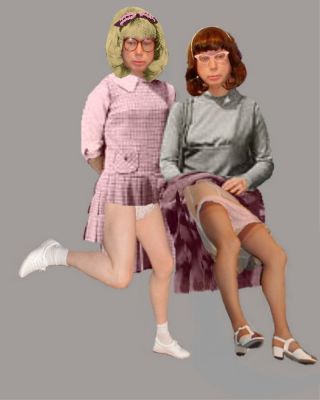 carole and patty
Keywords: bobby socks saddle shoes poodle skirt ankle