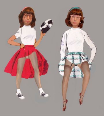 teen clothes
Keywords: bobby socks saddle shoes poodle skirt ankle